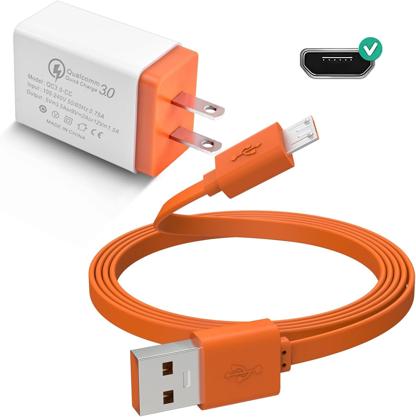 Fast Charge Ring Doorbell with Tobysome Cord