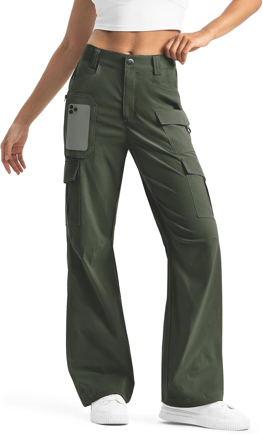 Moosehill Women's Cargo Hiking Pants for Outdoor Adventures