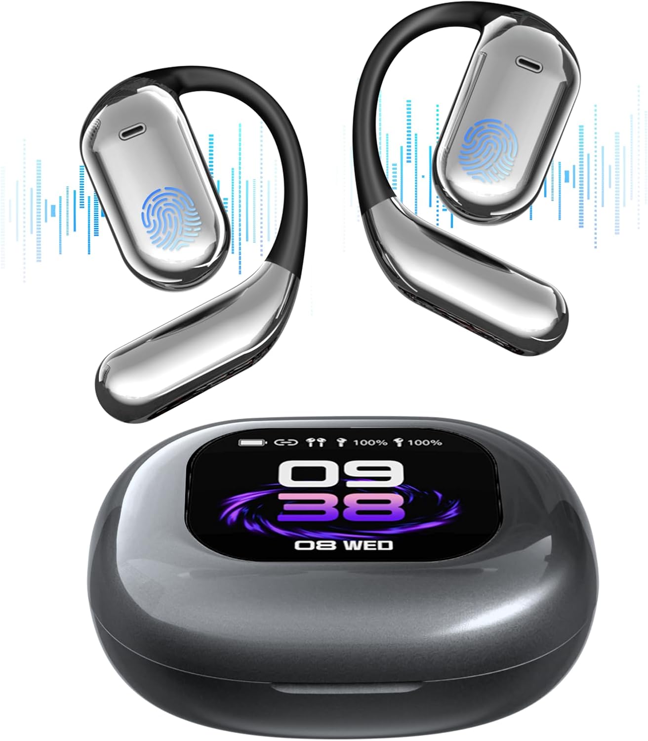 Domhong Smart Translation Earbuds: 144 Languages Instantly Translated