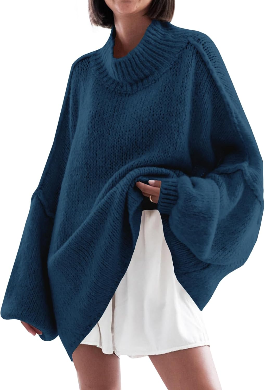 Saodimallsu Womens Oversized Sweaters for Fall and Winter Wear