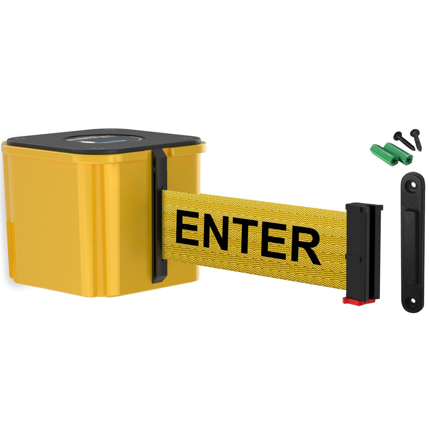 WM412 Retractable Belt Wall Mounted Caution Barrier for Safety
