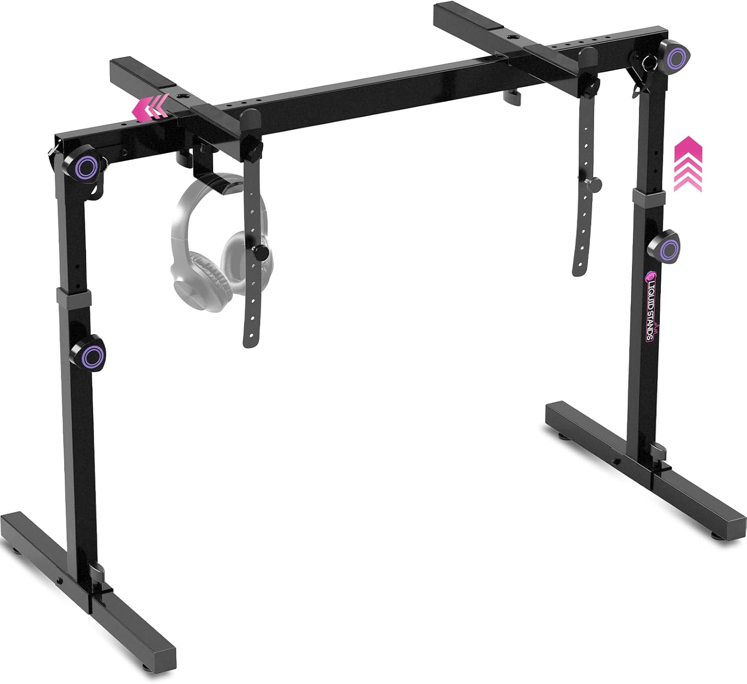 Heavy-Duty Foldable Piano Keyboard Stand for 54-88 Key Models