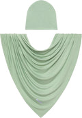 Posh Peanut Baby Swaddle Blanket & Beanie Set - Soft, Breathable