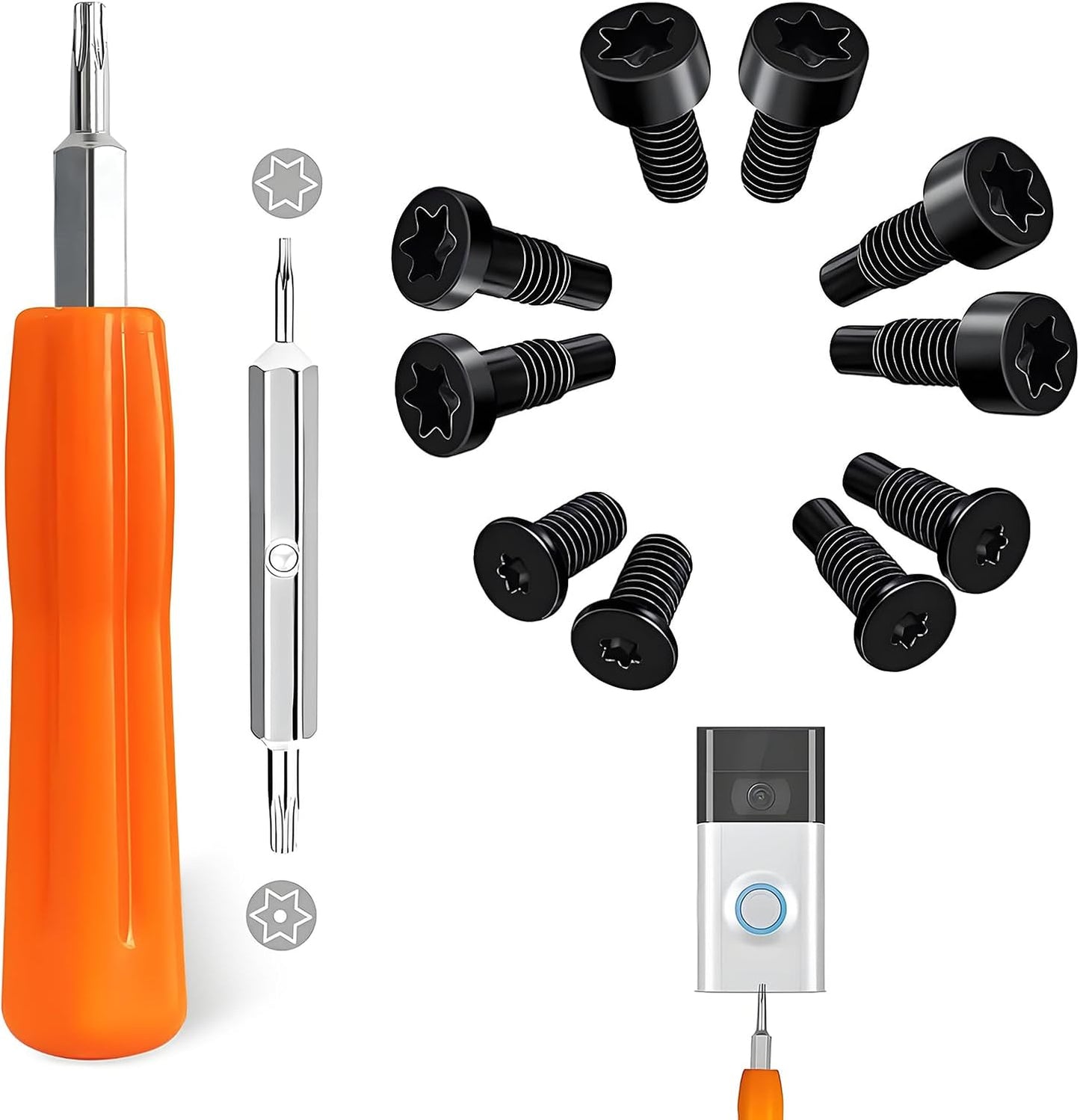 ALLICAVER Doorbell Security Screw Kit