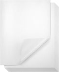 White Metallic Paper Shimmer Sheets 96 Pack - Letter Size