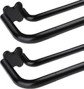 2 Pack Black Wrap Around Double Curtain Rods Set - Room Darkening Dual