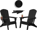 Folding Adirondack Chair Set of 2 - Heavy All-Weather Comfort