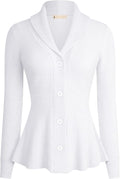 Vintage Shawl Lapel Cardigan Sweater - Flattering Warm Layer Belle