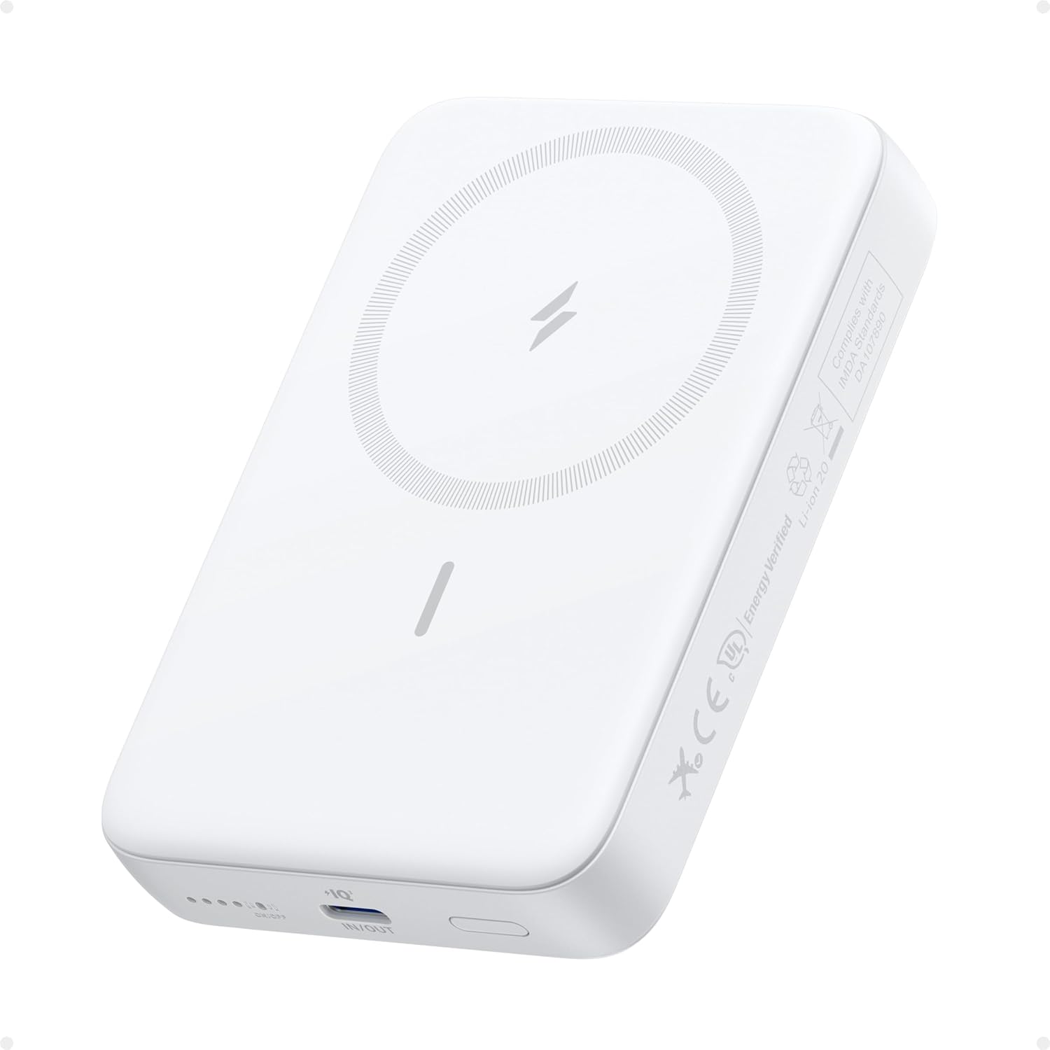 Anker Zolo 10,000mAh Wireless Fast Charger - Skin-Friendly Power Pack