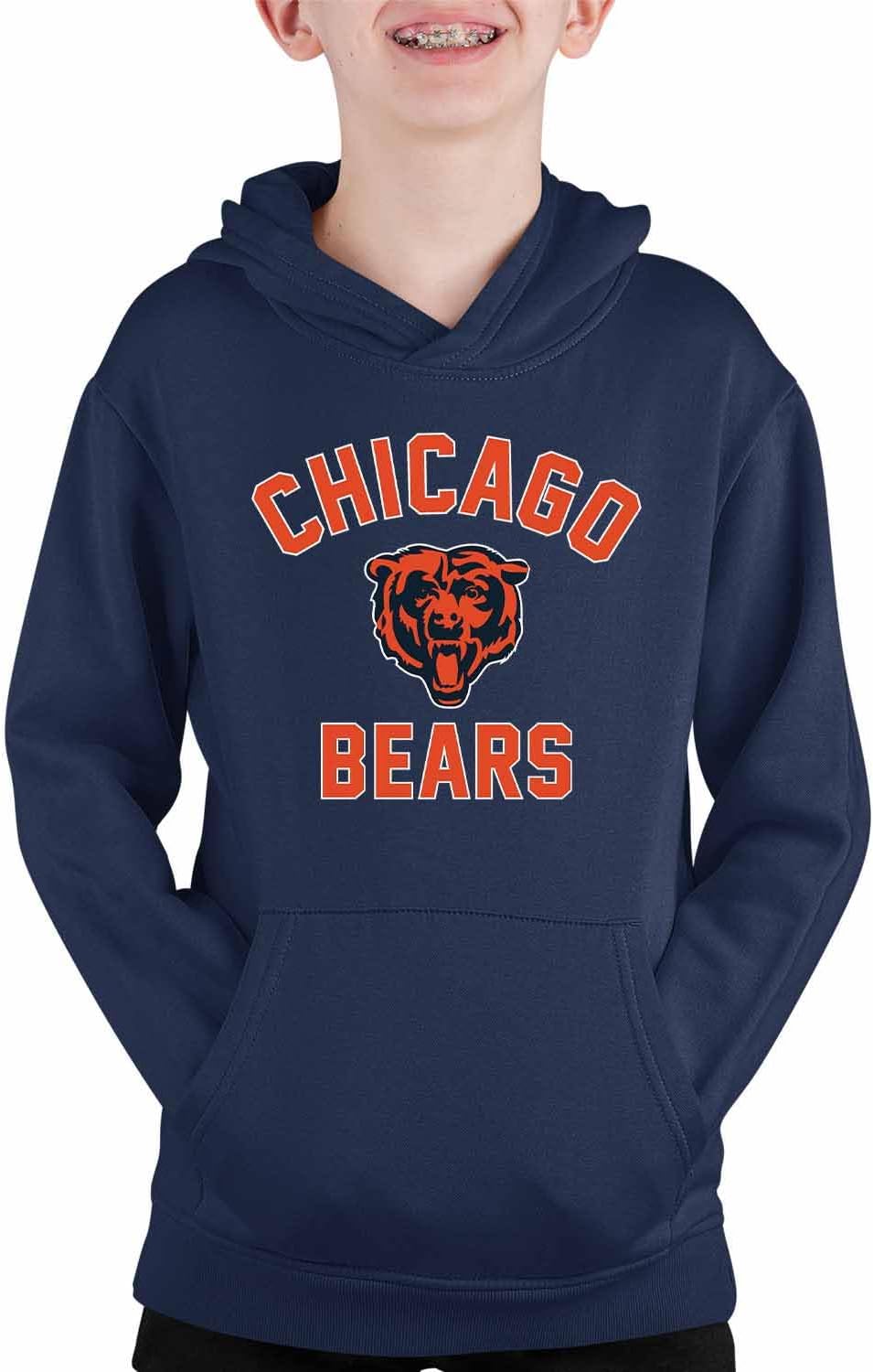 Chicago Bears Youth Gameday Hooded Sweatshirt for Fans