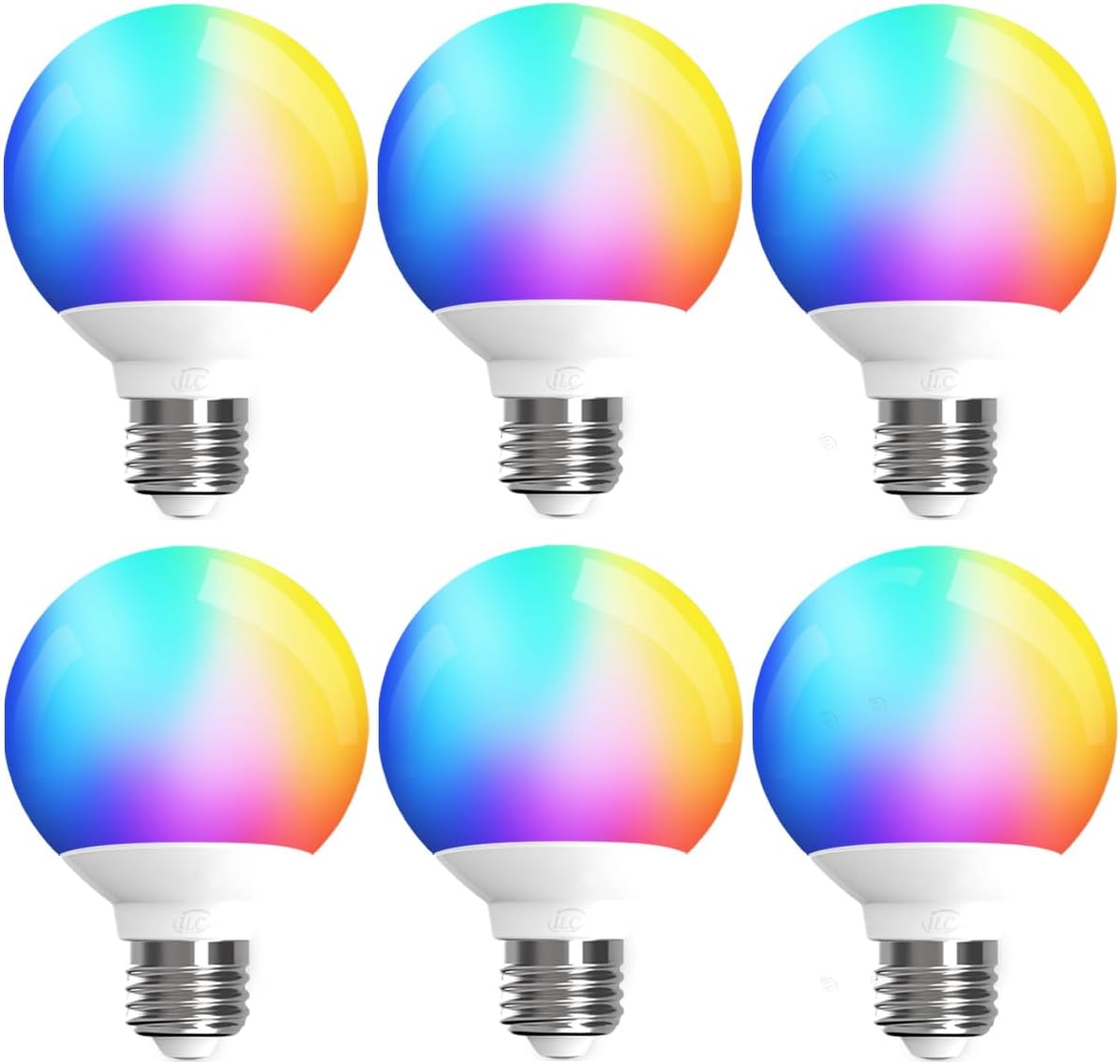 ILC G25 Globe Light Bulbs: App-Controlled Vanity Lighting