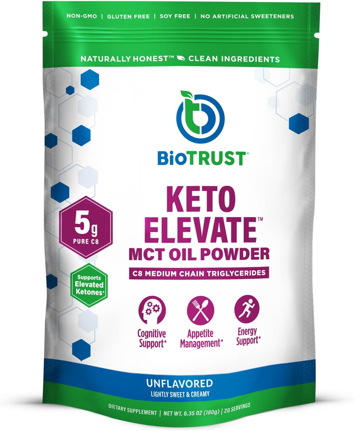 BioTrust Keto Elevate C8 MCT - Clean Energy Boost