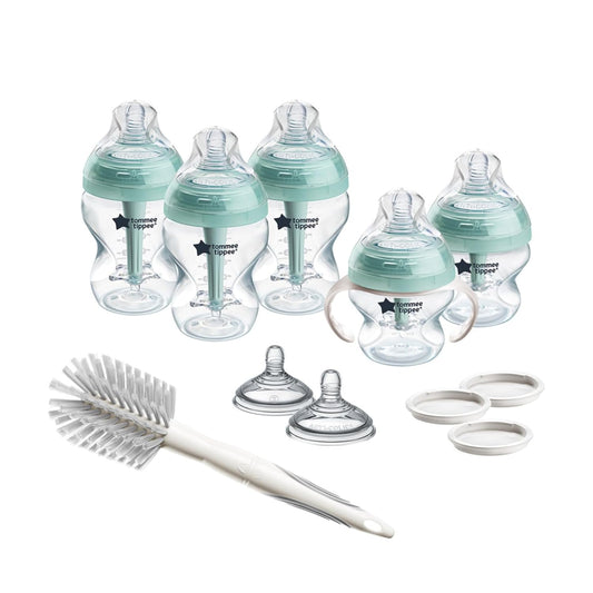Tommee Tippee Anti-Colic Bottle Set: Self-Sterilizing, Easy-Grow Design