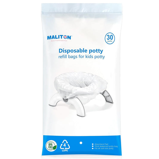 Maliton Disposable Potty Liners | Absorbent Travel Bags