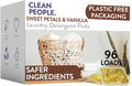 Hypoallergenic Laundry Pods - Ultra Concentrated Sweet Petals 96 Pack