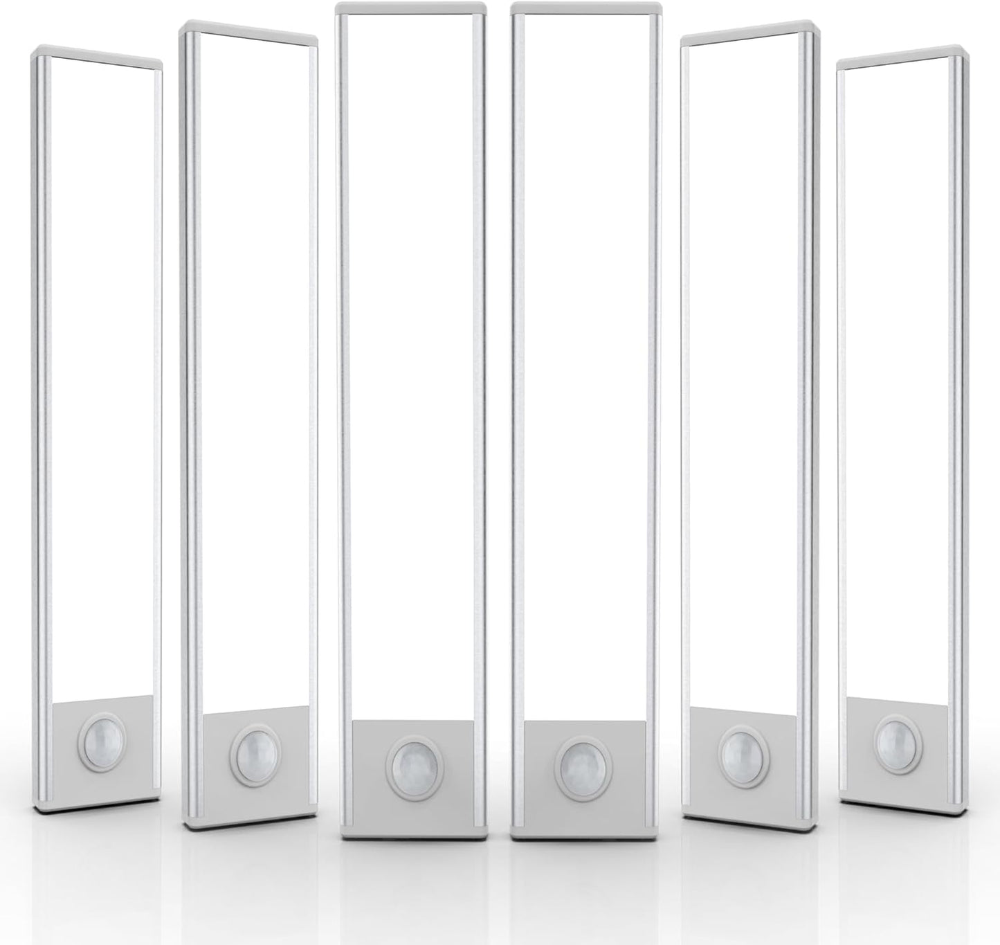 6 Pack Wireless Under Cabinet Lights with Motion Sensor Technology