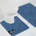 GORILLA GRIP Bathroom Rug Set, Soft Chenille 2 Piece - Absorbent