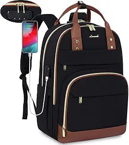 LOVEVOOK Laptop Backpack for Women - Large Capacity Travel Bag