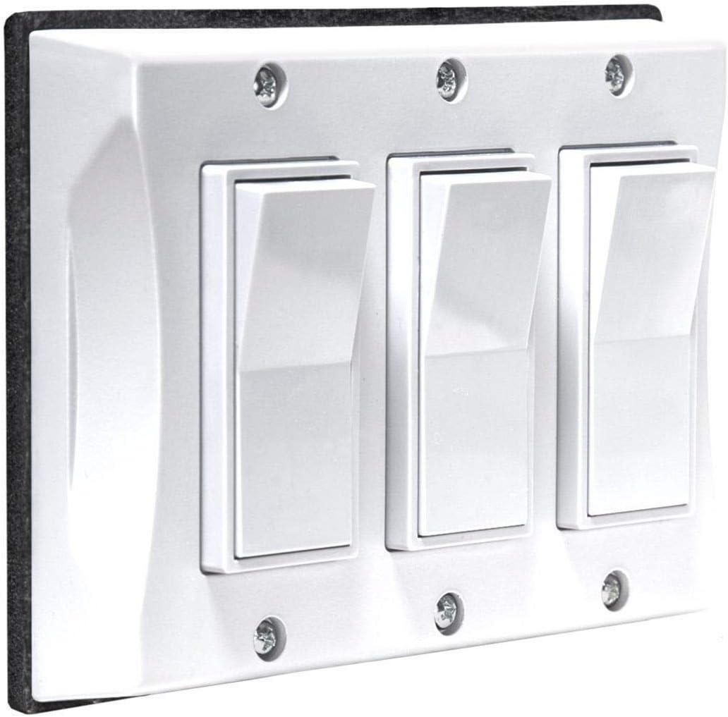 Hubbell-Bell 3-Gang Weatherproof Cover for Vertical Decorator Switches