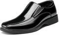 Men's Square Toe Dress Loafers by Bruno Marc - Slip On Comfort