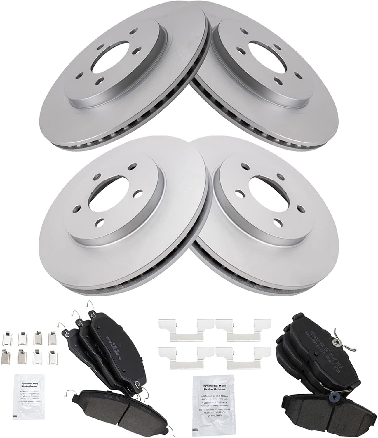 Premium Brake Pad & Rotor Kit for 2005-2010 Ford Mustang