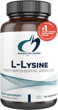 L-Lysine HCL 1500mg Capsules - Immune & Collagen Support