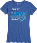 Detroit Lions Women's Relaxed Fit T-Shirt for Game Day Style