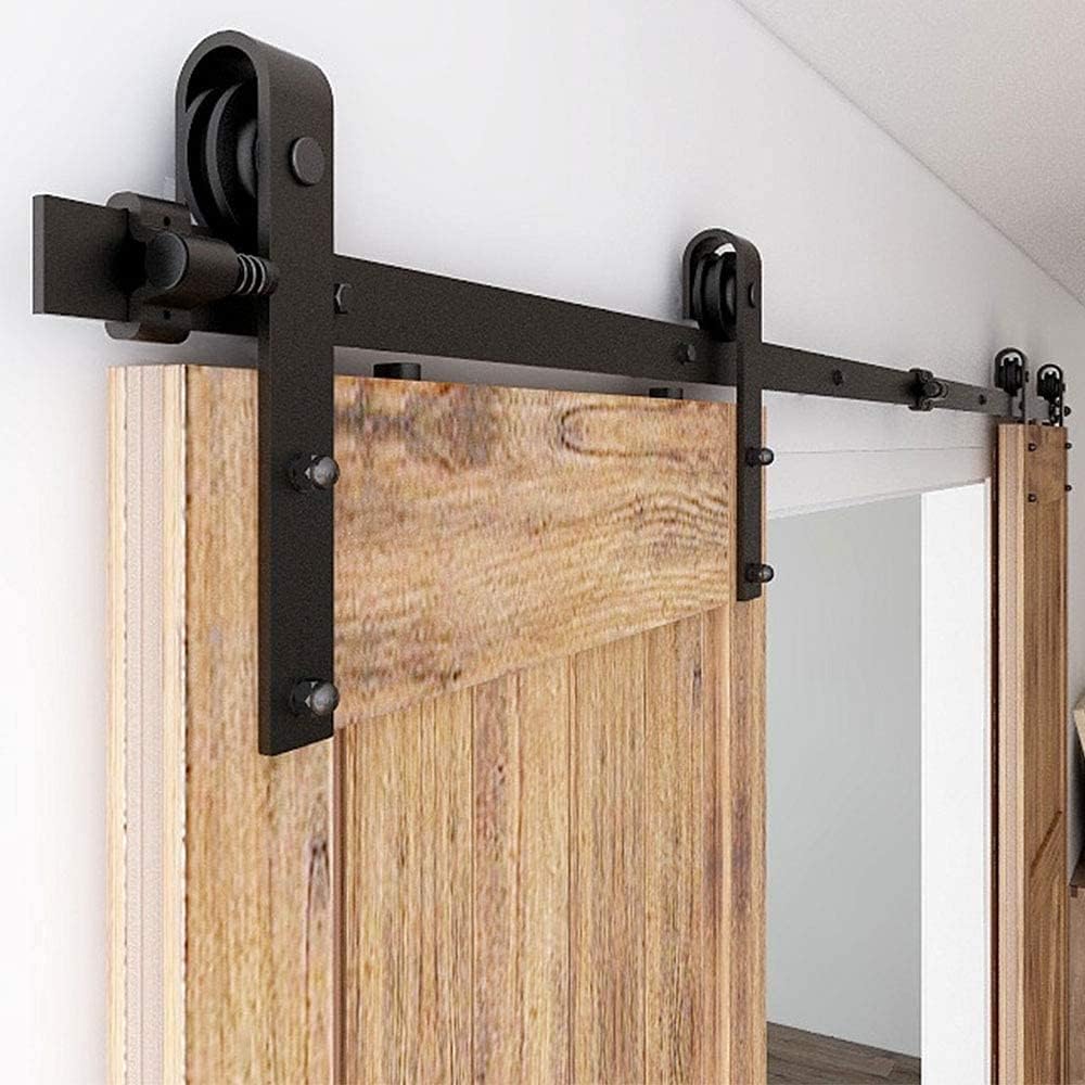 CCJH 16FT Sliding Barn Door Hardware Kit for Easy Installation