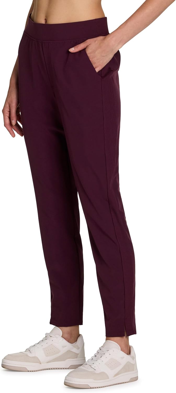 RBX Women's Ankle Pant - Quick Drying Lightweight Stretch Pants