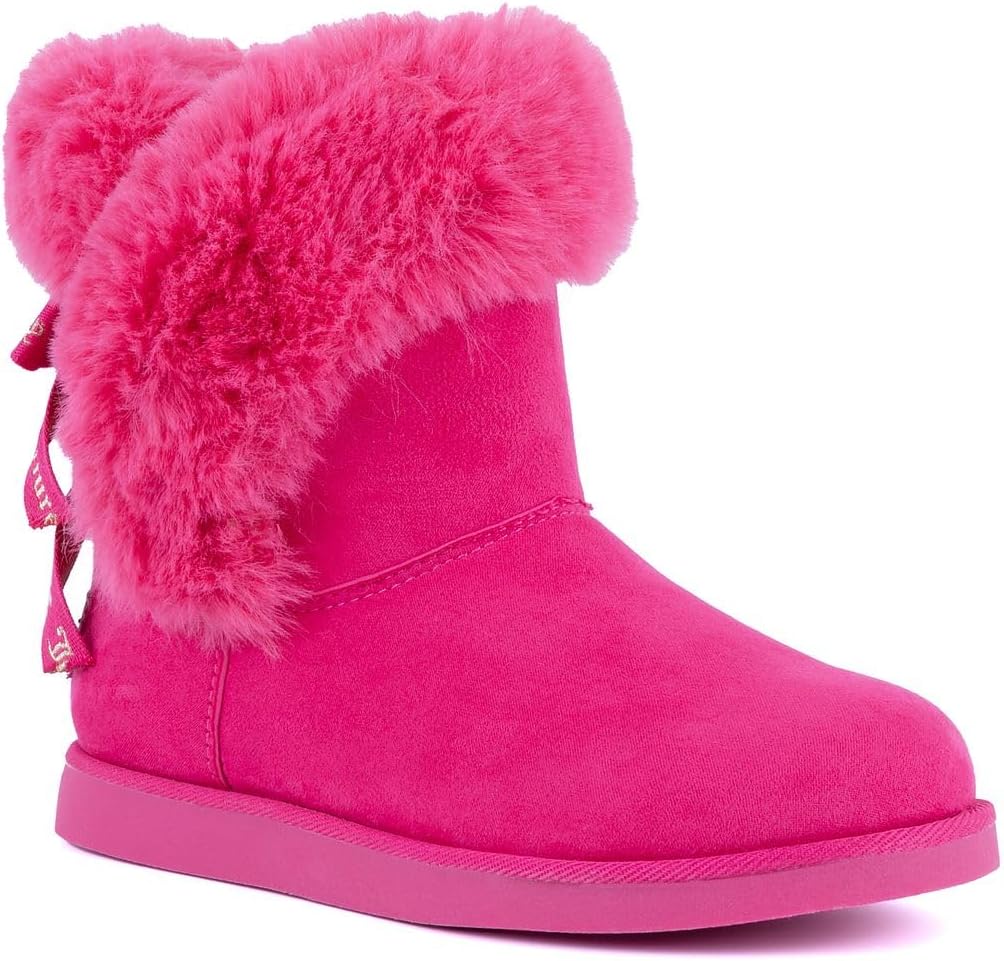 Juicy Couture Women's Slip On Winter Snow Boots for Comfort