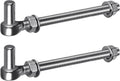 M16x 10ft J-Bolt Gate Hinge - 304 Stainless Steel Heavy Duty