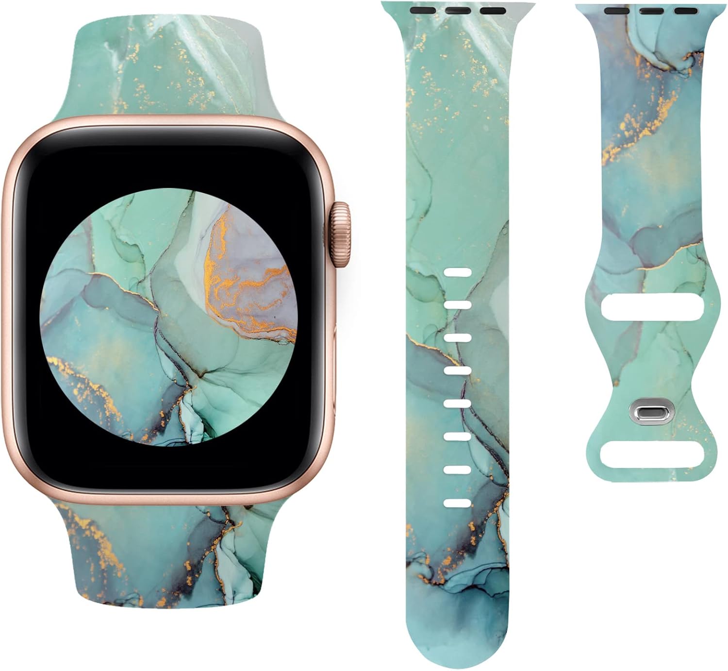 Luxury Marble Sport Band for Apple Watch - Stylish & Durable!
