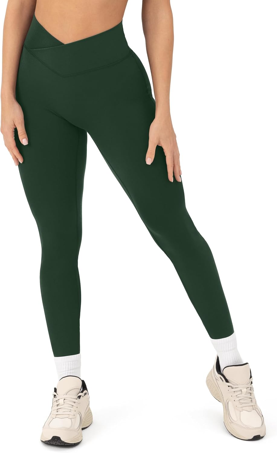 Pilates Crossover Leggings for Women | Buttery Soft High Waisted