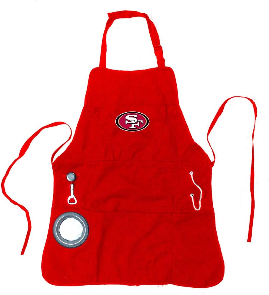 NFL Ultimate Grilling Apron with Bottle Opener and Holder