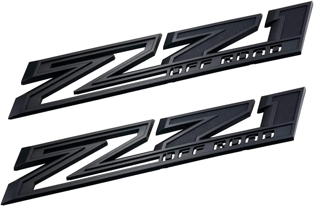 Z71 Off Road Emblems for Silverado - 2pack Durable Badges