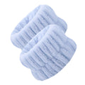 Coral Fleece Face Washing Wristbands - Fluffy & Absorbent