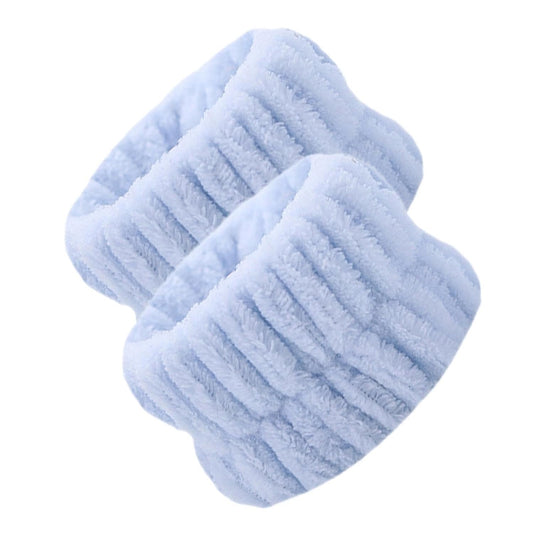 Coral Fleece Face Washing Wristbands - Fluffy & Absorbent