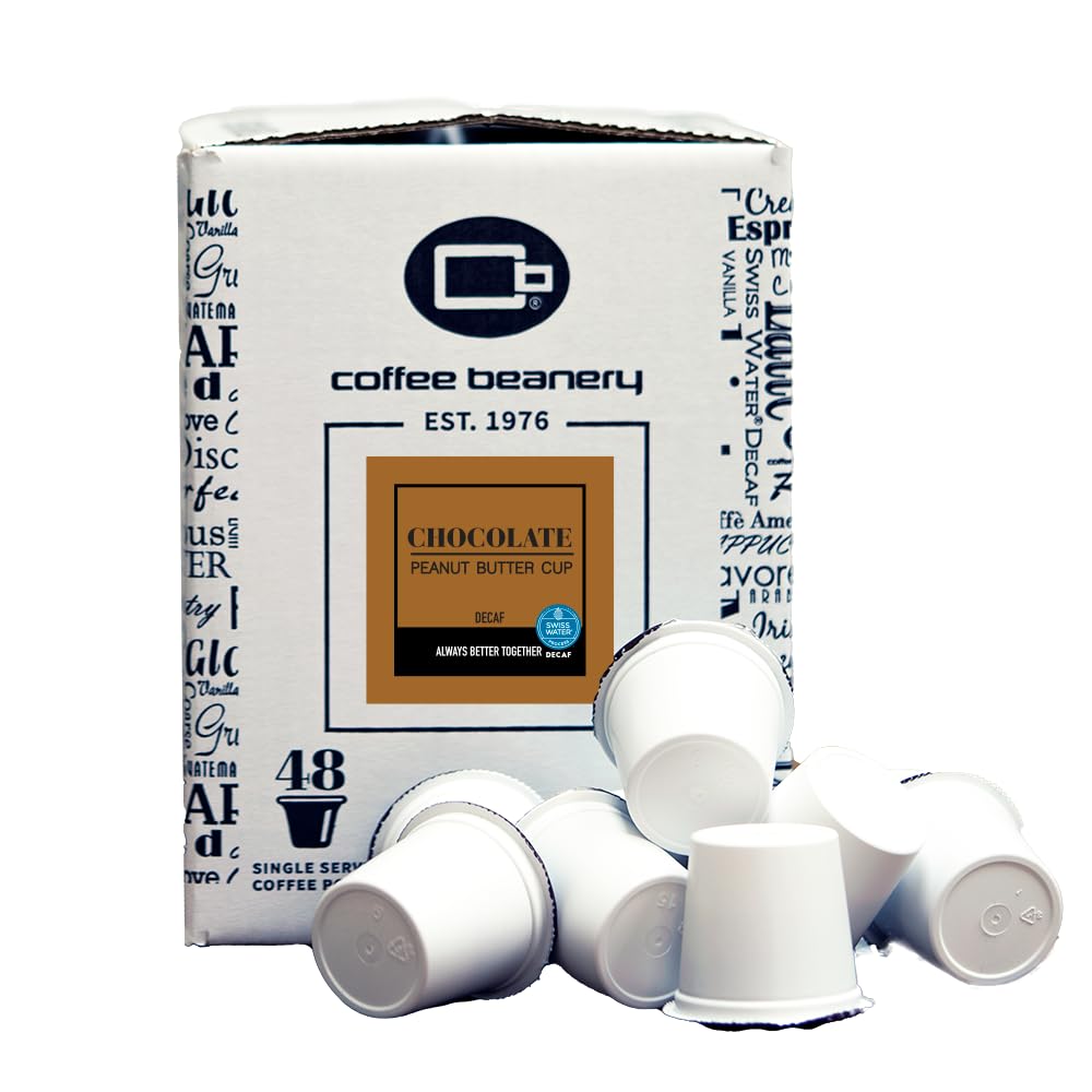 Chocolate Peanut Butter Cup Decaf Coffee Pods for Gourmet Taste