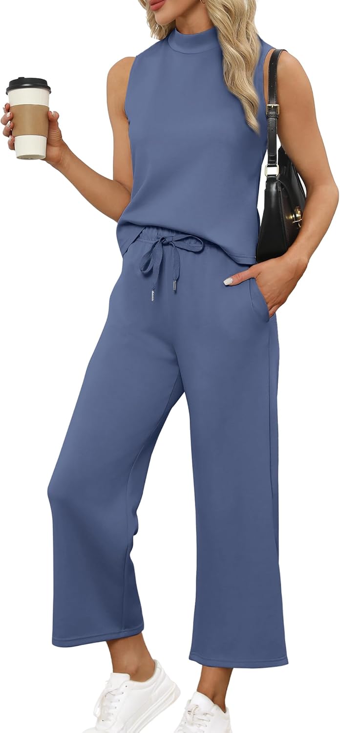 Stylish Two Piece Sets for Women Summer Outfits by SAMPEEL