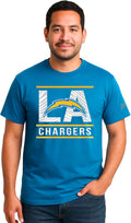 Zubaz NFL Men's Short Sleeve Team Graphic T-Shirt - Bold (Style DF9H)