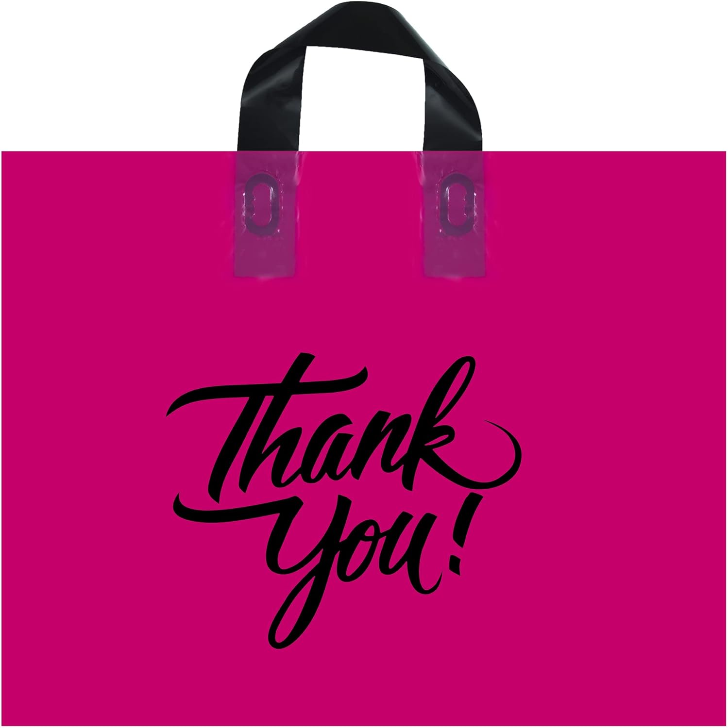 Large Thank You Merchandise Bags with Loop Handle for Retail