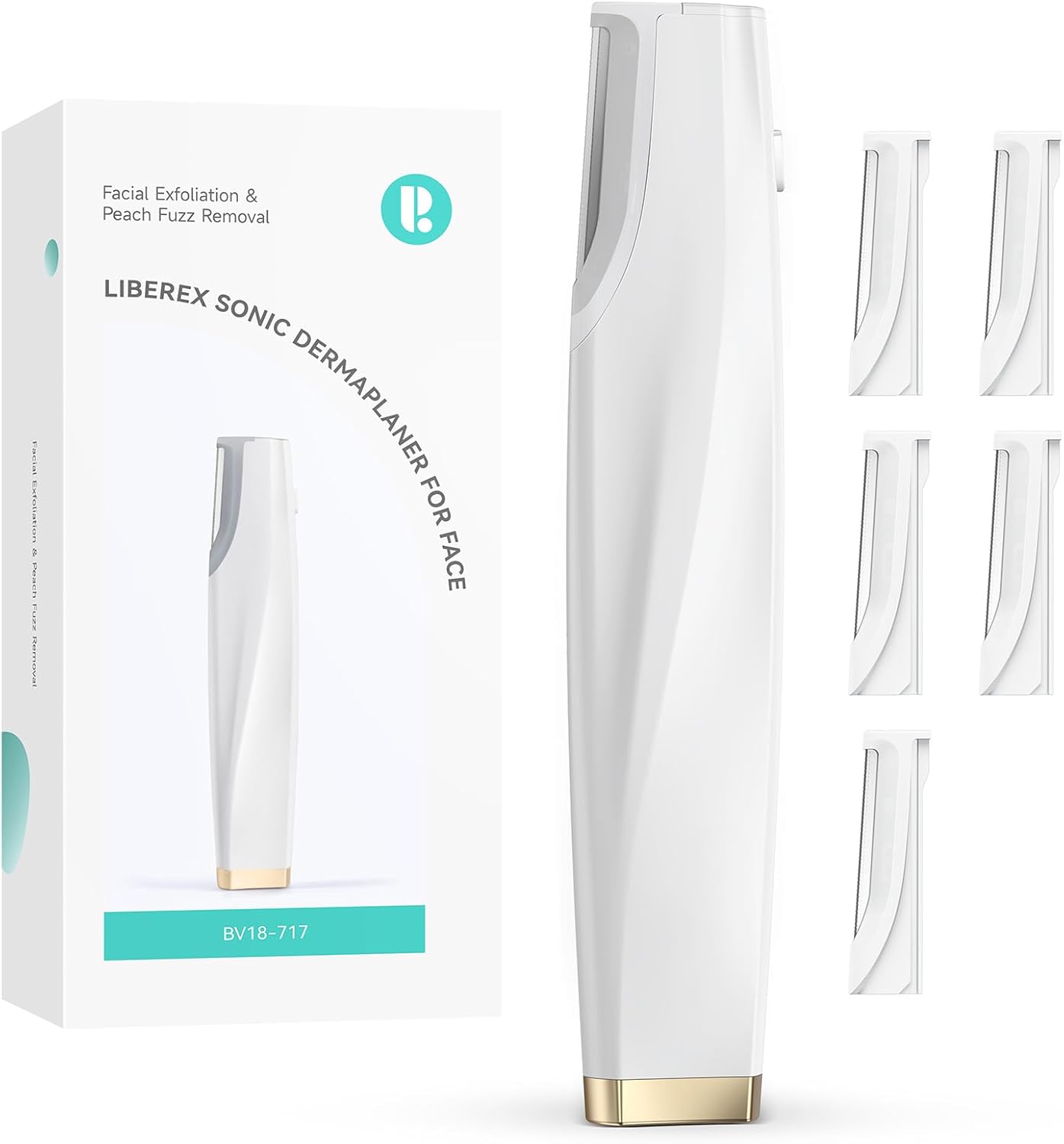 Sonic Dermaplaning Tool for Face - Rechargeable Razor for Women