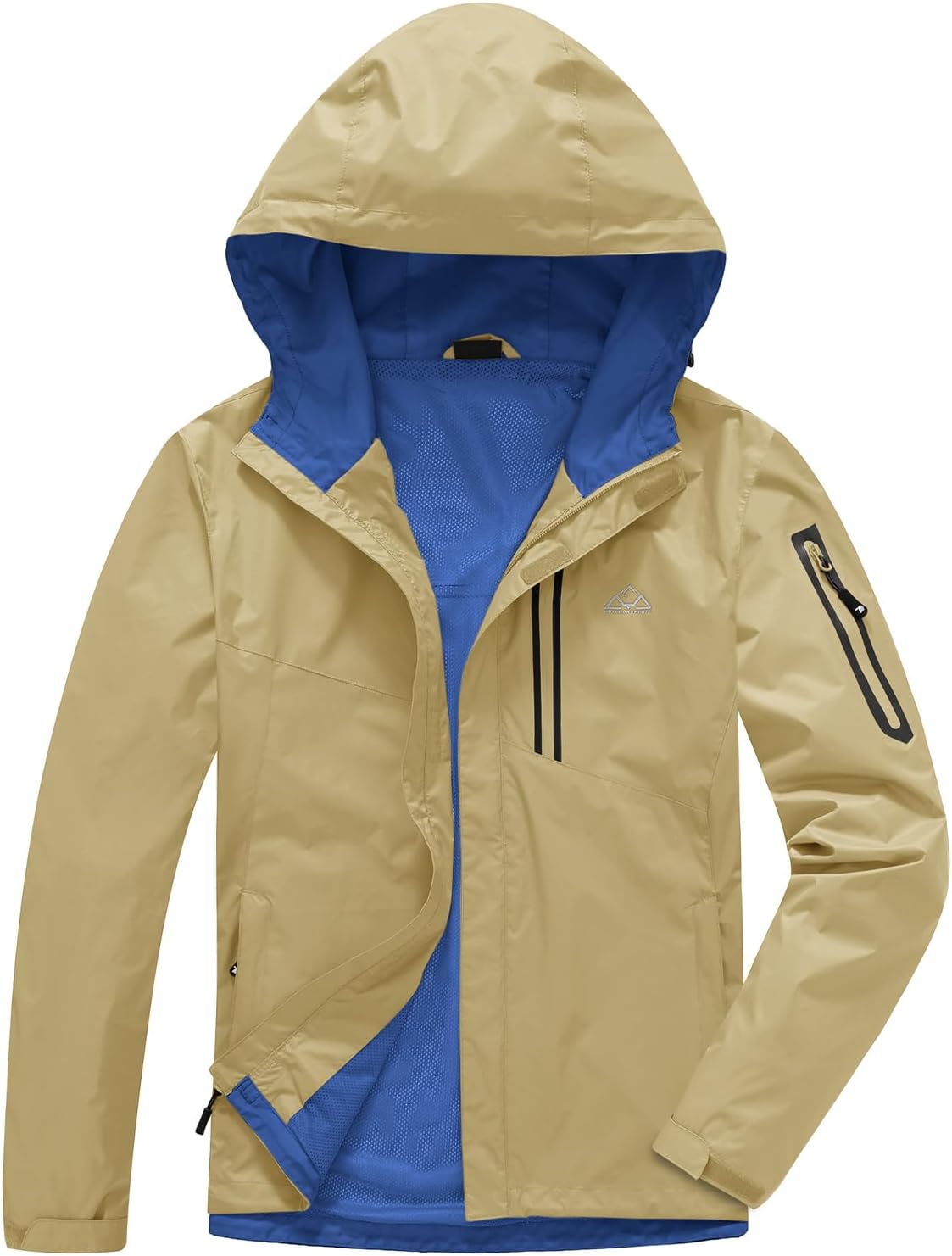 TBMPOY Men's Lightweight Rain Jackets for Outdoor Activities