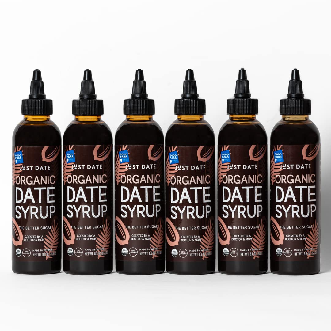 Just Date Organic Date Syrup - Pure Sweetener with Low Glycemic Index