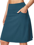 Ewedoos 20in Knee Length Skort for Women - High Waisted Comfort