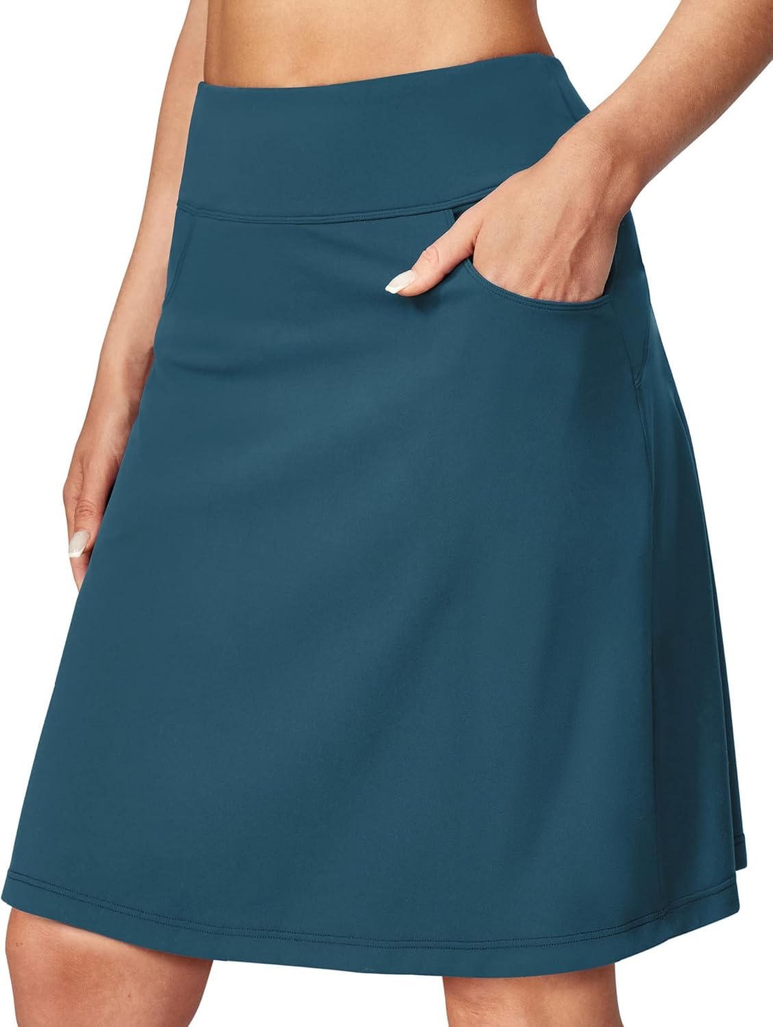 Ewedoos 20 Inch Knee Length Skorts for Women with Pockets