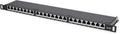 Intellinet Cat6a Shielded 24-Port Patch Panel - Top-Entry 19in 0.5U