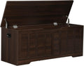 47.2 in Storage Chest Extra Large Wooden Storage Bench - Large