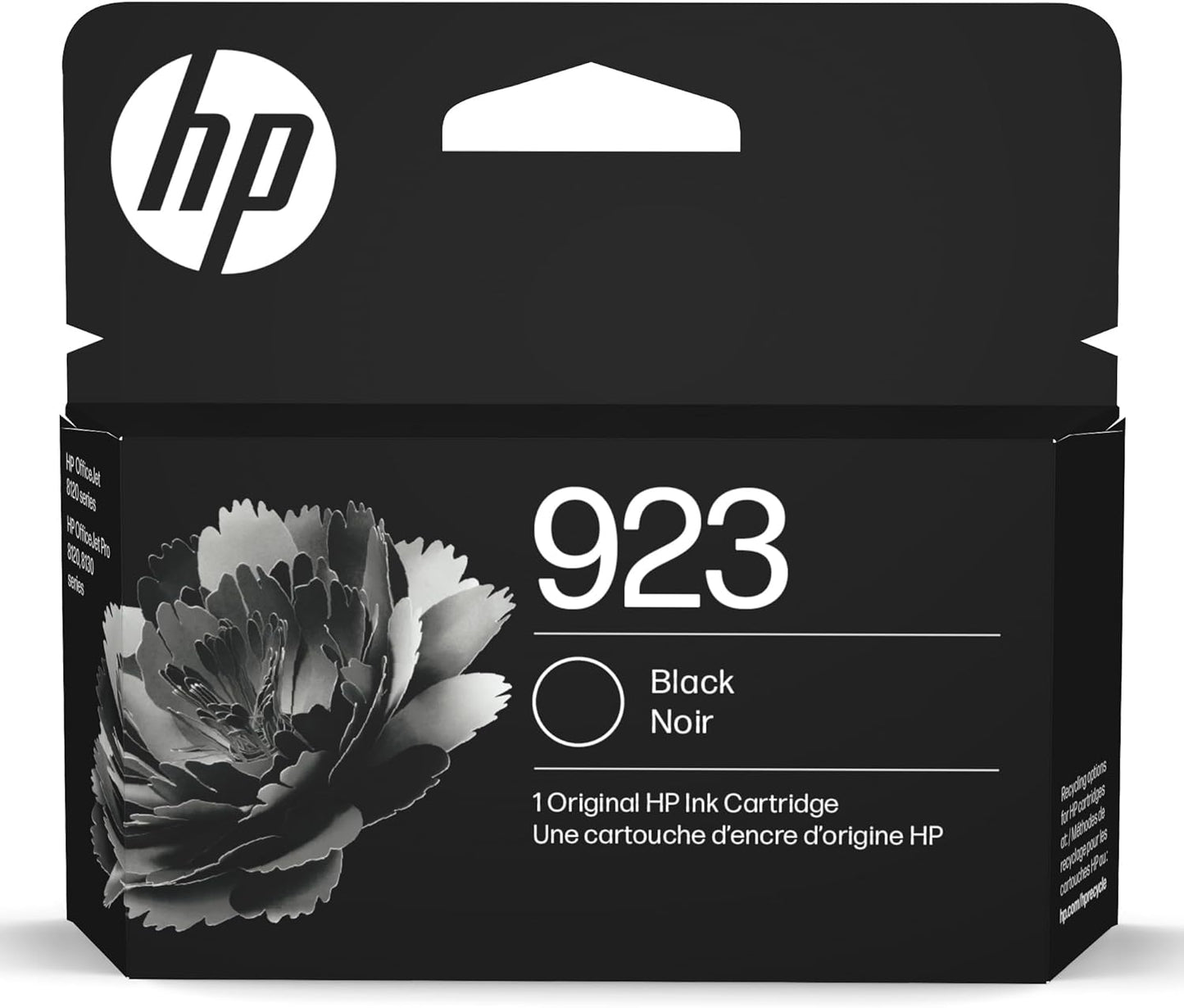 HP 923 Black Ink Cartridge for OfficeJet Printers - Reliable Quality