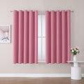 Blackout Curtains 70 in Wide 2 Panels Set for Bedroom - Room Darkening